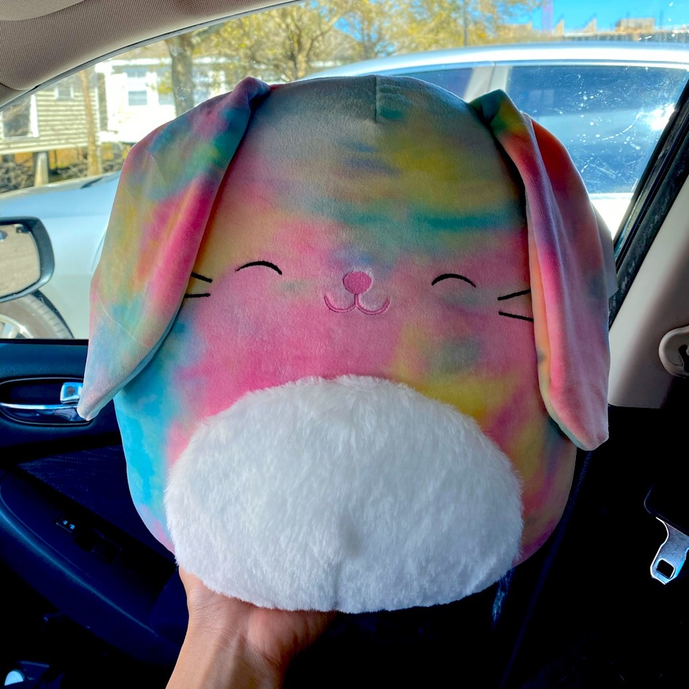 Candy the Rainbow Bunny Squishmallow